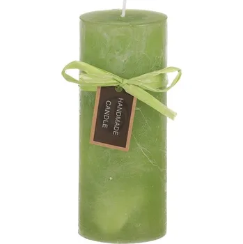 Svíčka Autronic Svíčka - 367g vosku, zelená barva, sada 4 ks