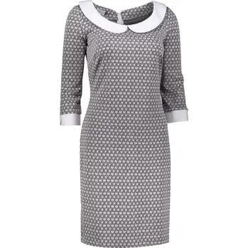Dámské šaty Dámské šaty NUMOCO A111-2 ŠEDÁ XS
