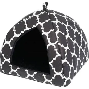 Pelíšek pro psa Diamsil Bouda pro Psa a Kočku Iglú Černá 2 42x40x36cm