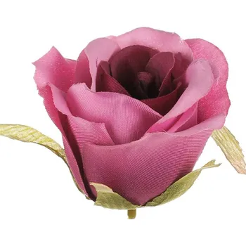 umělá květina Autronic Růže - umělý květ, fialový, cena za balení (12 ks), sada 3 ks