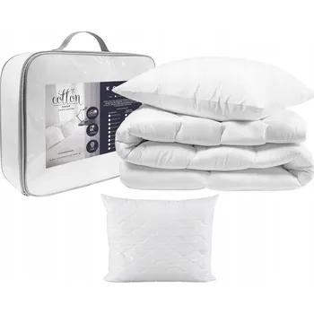 přikrývka SADA Celoroční přikrývka ECONOMY LINE 135x200 cm + polštář 70x80 + malý polštářek