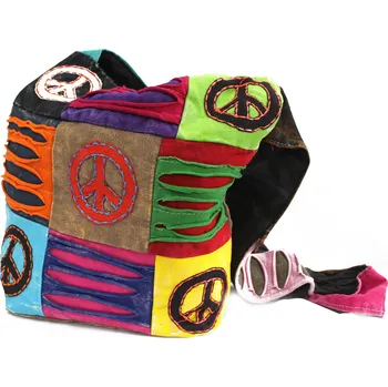 ETNICKÁ TAŠKA PŘES RAMENO ORIENTÁLNÍ STYL PEACE