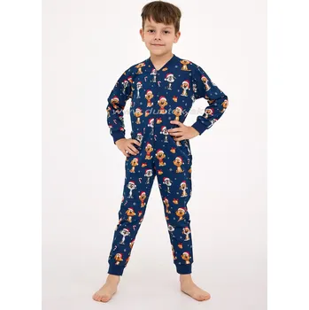 Chlapecké pyžamo CORNETTE Chlapecký overal 185/180-Dog2 Barva: 180, Velikost: 98-104