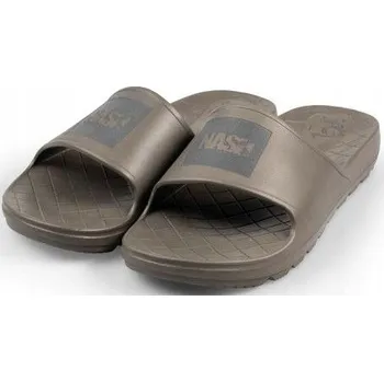 Rybářské oblečení Letní zelené rybářské pantofle Nash Make It Happen Sliders Green vel. 46