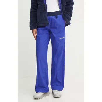 Pánské kalhoty Outdoorové kalhoty Columbia Boundless Adventure modrá barva, 2087663 95X, vel. S