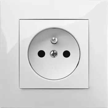 Elektrická zásuvka Nástěnná Elektrická Zásuvka Elektro-Plast bílá
