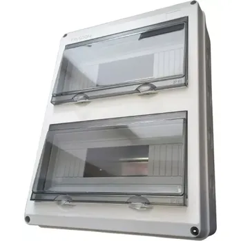 Rozvaděč Tracon EDFKIP65U122 Rozvodnice nástěnná venkovní IP65, 24M, šedá (Tracon EDFKIP65U122)