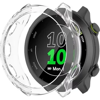 Příslušenství k chytrým hodinkám Silikonový rámeček pro Garmin Forerunner 55 - Transparentní