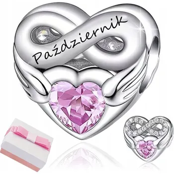 Přívěsek STŘÍBRNÝ PŘÍVĚSEK CHARMS ŘÍJEN KORÁLEK