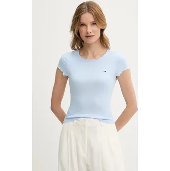 Pánské tričko Tričko Tommy Jeans DW0DW20623 modrá 05X, vel. XS