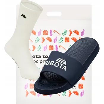 Dámské žabky DÁREK Dámské bazénové NAZOUVÁKY KUBOTA tmavě modré (granátové) velikost 36 + PONOŽKY