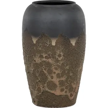 Váza Autronic Váza keramická - výška 70 cm, šedo-hnědá