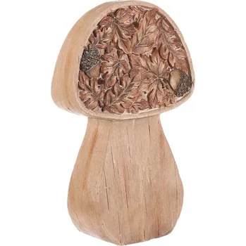 Autronic Houba - dekorace s osvětlením, magnesium, imitace dřeva, sada 2 ks