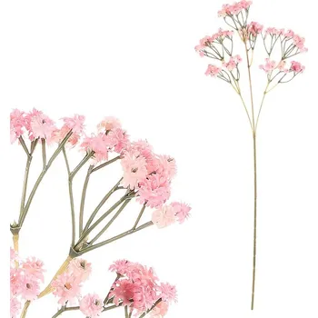 umělá květina Autronic Gypsophila - umělá řezaná, 96 cm, růžová, sada 12 ks