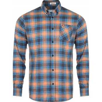 Pánská košile U.S. Polo Assn. pánská košile casual s dlouhým rukávem regular střih bavlna velikost M