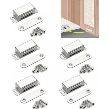 Nábytkové kování MAGNET NA POSUVNÉ DVEŘE ŠATNÍ SKŘÍNĚ MAGNET NA KUCHYŇSKÉ SKŘÍŇKY A ZÁSUVKY 5 ks.