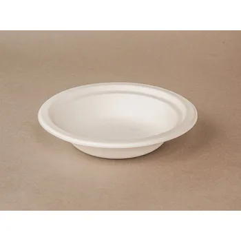 Jednorázové nádobí Bio miska z cukrové třtiny 350 ml