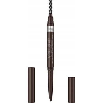 Přípravek na oči Rimmel Brow This Way tužka na obočí Fill & Sculpt Definer 003 tmavě hnědá