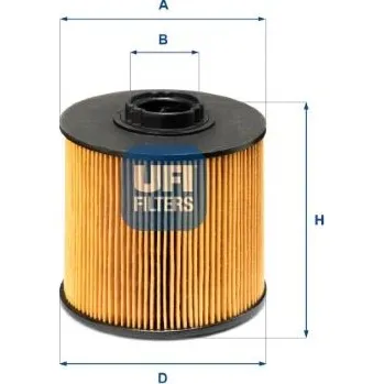 Palivový filtr Palivový filtr UFI 26.149.00