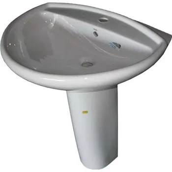 Umyvadlo BPS-koupelny Keramické umyvadlo MERIDIAN 65 + keramický kryt sifónu