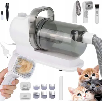 Vysavač SADA PRO PÉČI O PSA VYSAVAČ TRIMER KARTÁČ 6V1 VYSAVAČ NA SRST