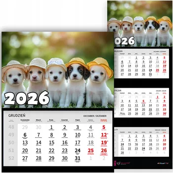 Obraz Kalendář 2026 trojdílný – krajiny, výhledy, příroda a klid MIX VZORŮ