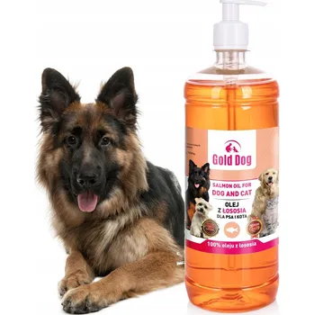 Gold Dog Lososový olej 1l pro psy a kočky