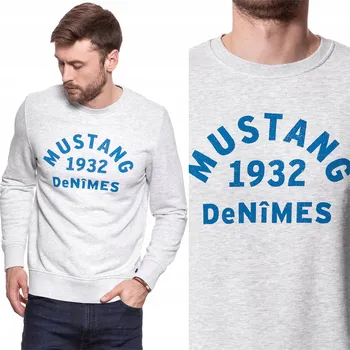 Pánská mikina Mustang pánská mikina MUSTANG Basic Crewneck, velikost XXL