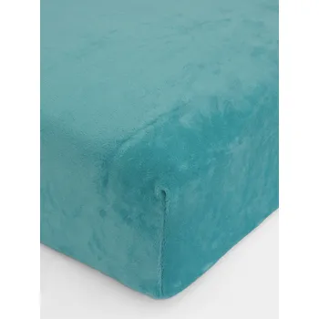 Prostěradlo Prostěradlo mikroplyš Deluxe 140 × 200 cm – světle tyrkysové
