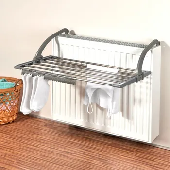 Sušák na prádlo Výsuvný sušák na prádlo šedá