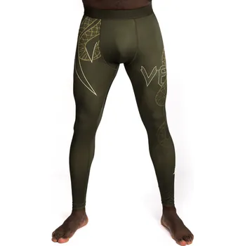 Pánské legíny Venum Serpenti Spats - Khaki/Bronze/Ivory Velikost: L