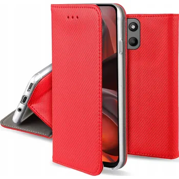 Pouzdro na mobilní telefon Flipové pouzdro Hero Case pro Motorola Moto G15 červené