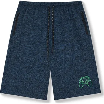 Chlapecké kraťasy Chlapecké funkční kraťasy - Wolf T2545, petrol / melír Barva: Petrol, Velikost: 164