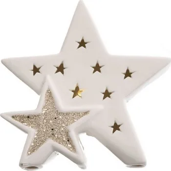 Svícen Polyresinový svícen - hvězda - II. jakost