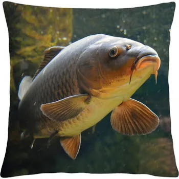 Dekorativní polštářek MBH Polštář Kapr 40x40 cm