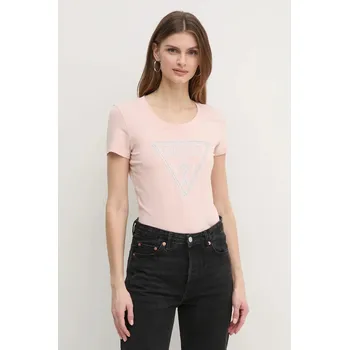 Pánské tričko Tričko Guess W5RI11.J1314 růžová 39X, vel. M