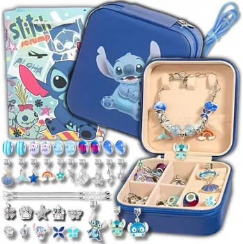 Dětské navlékací korálky Sada korálků pro výrobu šperků Lilo a Stitch