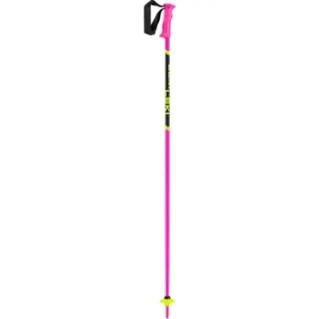 Sjezdová hůlka Leki Racing Kids dětské sjezdové hole Neon Pink/Black/Neon Yellow 105 cm
