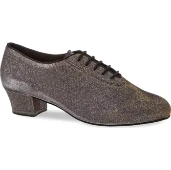 Dámské lodičky Tréninkové taneční boty Diamant mod.093 Brokát Goldschimmer podpatek 3,7 cm - 27,5