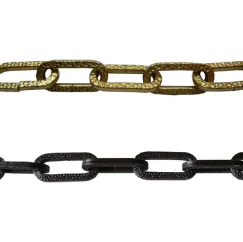 Řetěz Dekorativní řetěz černý zlatý bronzový