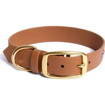 Obojek pro psa Bura Obojek světle hnědý Dog on the Rocks | Obojek pro psy - XXS