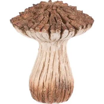 Autronic Houba z polyresinu - zahradní dekorace, vel. M, béžovo-hnědá, sada 2 ks