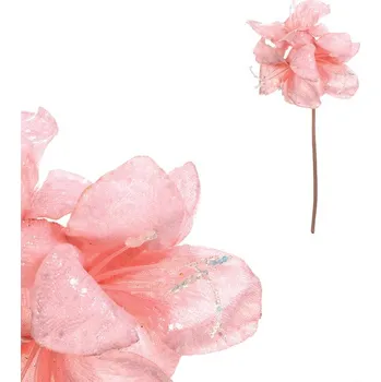 umělá květina Autronic Amarylis 30 cm růžová