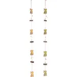 Autronic Girlanda se zajíčky - dřevo, mix 2 barev, cena za 1 ks, sada 6 ks