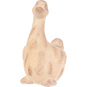 Autronic Kachna - polyresin, větší, imitace dřeva, sada 2 ks