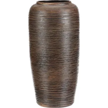 Váza Autronic Váza keramická - vysoká 40 cm, hnědá