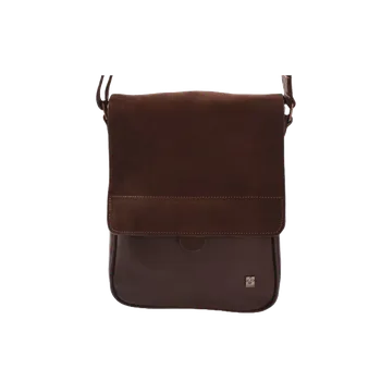 Pánská aktovka Kožená ručně šitá taška KUBÁT přes rameno na tablet 10" | 580334NUV