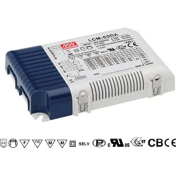 Mean Well LCM-60 Vícehladinový zdroj 60W