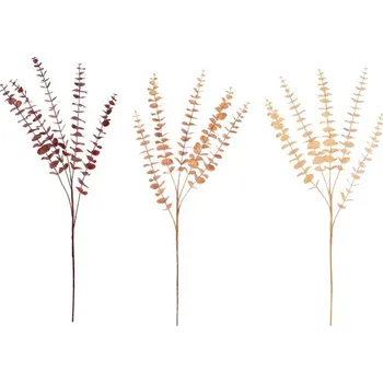 umělá květina Autronic Eukalyptus - umělá větev, drobné lístky, mix 3 barev, cena za 1 ks, sada 24 ks