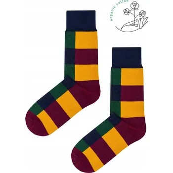 Pánské ponožky KABAK Ponožky BO šachovnice 42-46 vícebarevné, velikost 41-46